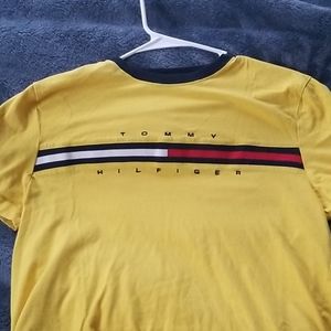 Yellow vintage tommy stripe shirt